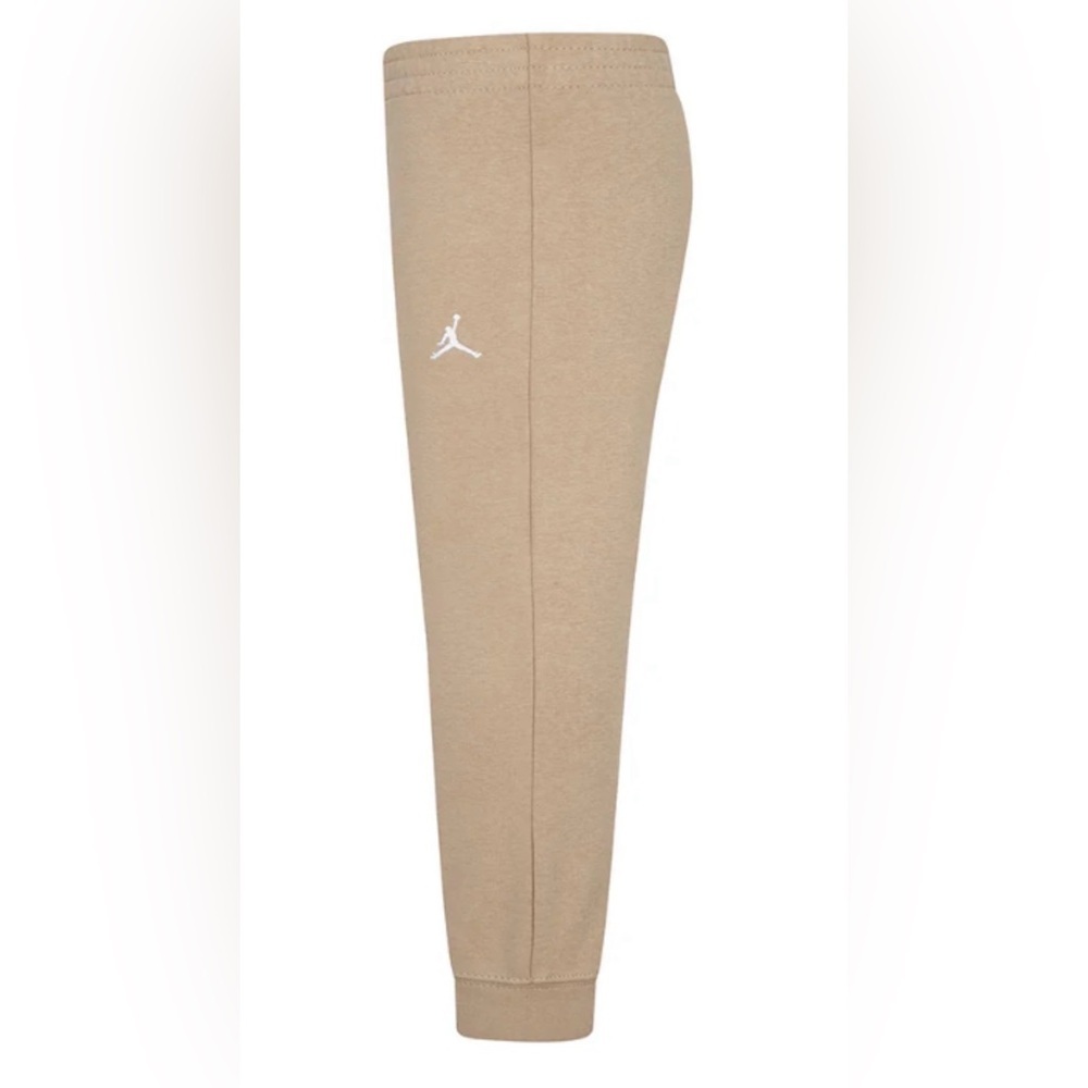 Jordan Boys Brooklyn Fleece Joggers Desert Ochre Khaki XL 13-15Y Streetwear Vibe - Picture 3 of 9